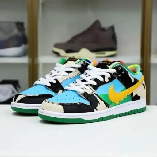 Nike - x Ben & Jerry's SB Dunk Low "Chunky Dunky" sneakers - unisex - Leather - 9 - Blue